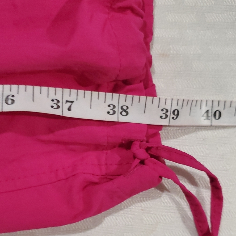 No Boundaries Hot Pink Cargo Nylon  Jogger Pants - Picture 4 of 15
